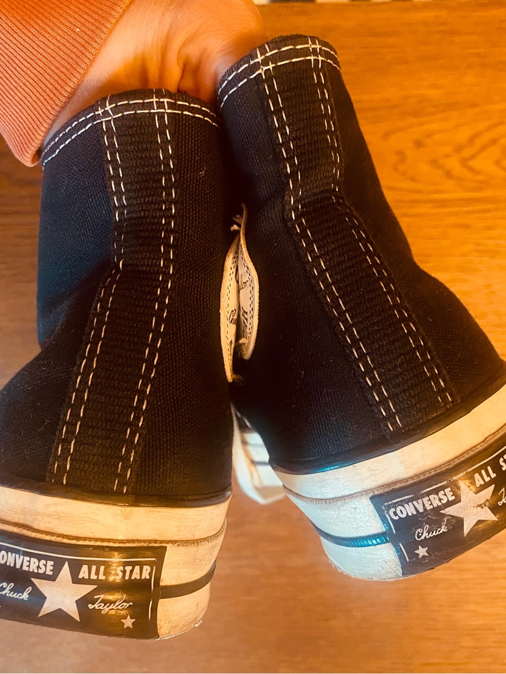 Converse Kids Black and White High-Top Sneakers